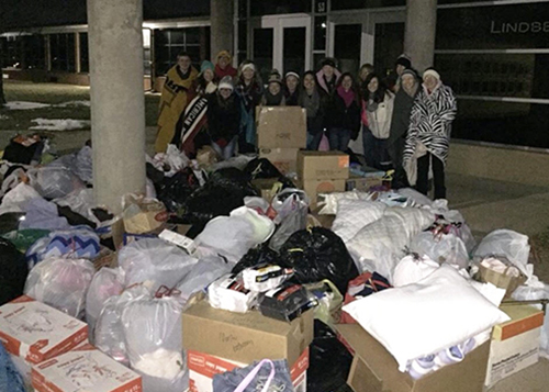 LHS Collecting Items for Homeless Shelter LHS Collecting Items for Homeless Shelter